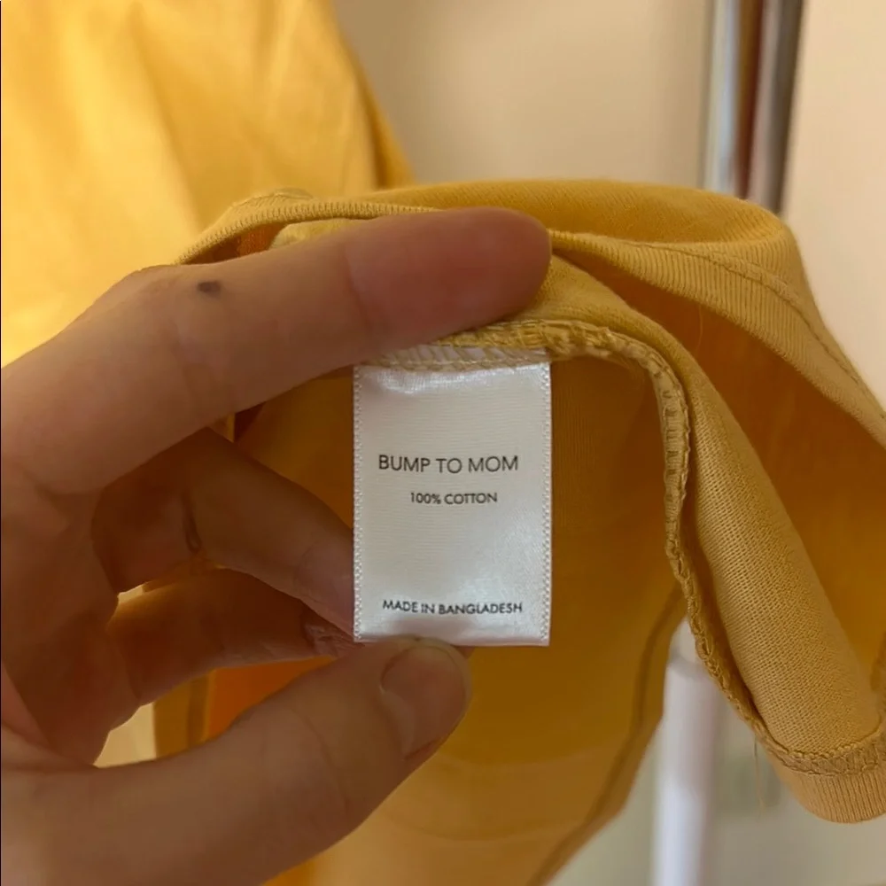 bump to mom stylish mustard